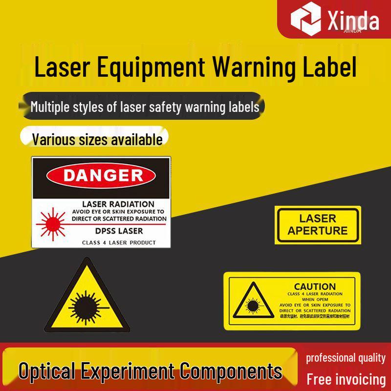 Warnschild Lasermarkierung - Einzelne Etiketten verfügbar