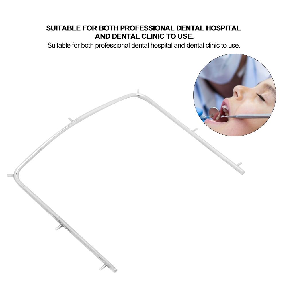 Rustfritt stål gummidamrammeholder Instrument autoklaverbar Tannlaboratorieutstyr Tilbehør