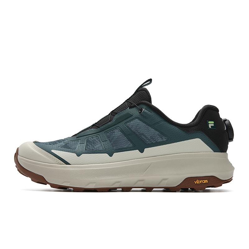 FILA BOA EXPLORER 3 Low top Outdoor Shoes Men s Silver Pine Green A12M611201FSP 43