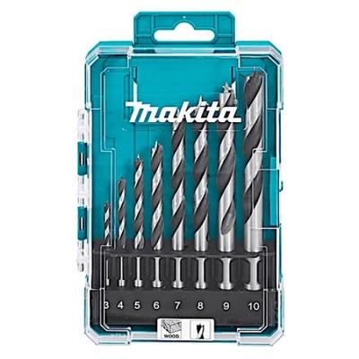 Woodworking Drill Bit Set of 8 with Twist Drill Bits for Woodworking Case, D-77257 (D-77257) [Used]