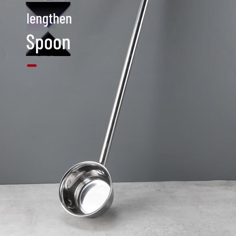 Mouf Stainless Steel Long Handle Ladle 65cm Long Handle