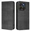 Estuches tipo cartera compatibles para Motorola Moto G77 5G / Motorola Moto G67 5G, Cubierta de teléfono de cuero con textura retro, RFID