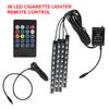 Automotive Interior Decorative Lights LED Car Foot Light 24/36/48/72 LED Atmosphere Lamp Ambient Lamp Remote/Voice  Control