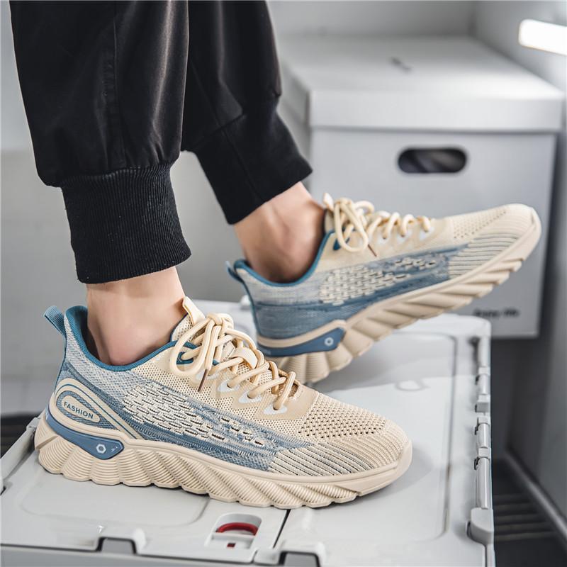 Fashion Low-Top Breathable Thick Platform Sports Shoes for Men Miked Colour Spring and Autumn Original Deals Outdoor Man Casual Sneaker