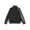 Fila Color Block Embroidered Logo Print Stand Collar Casual Knit Jacket Men Jackets Black F11M418502F-BK