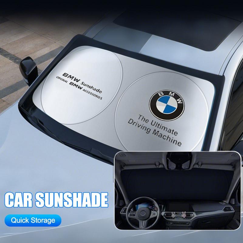 ORWI7 Car Windshield Sunshade Cover Anti UV Reflector Auto Accessories For BMW X5 X6 F30 F34 F10 F20 G20 G30 F15 F16 1 3 5 7 Series