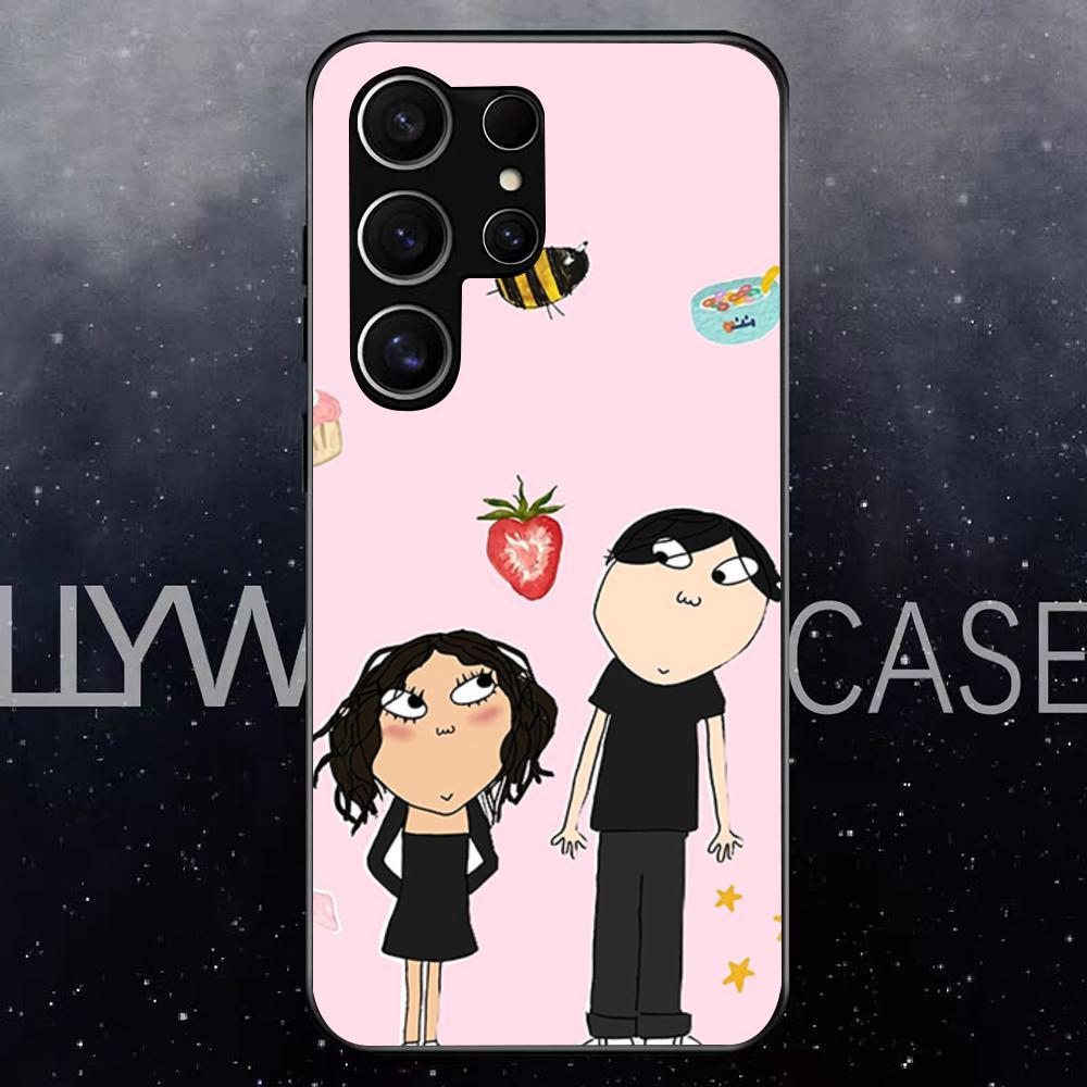CHARLIE AND L-LOLA-A Phone Case For Samsung S25 Edge Ultra S23 S22 S21 S20 Ultra Plus S24 Fe A54 A53 A25 Glass Cover