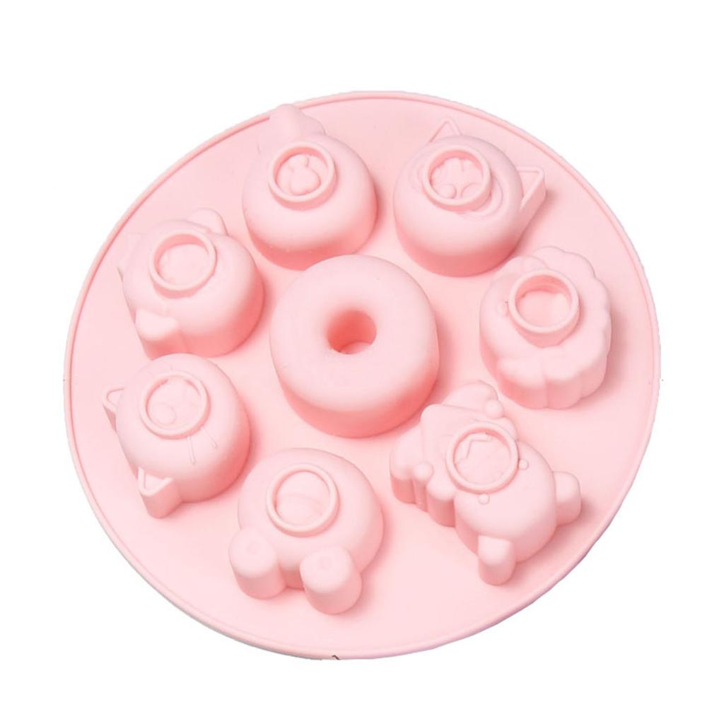 Silicone Mold DIY Animals Shape Design Baby Birthday Fondant Moulds Cake Decorating Tools Candy Chocolate Molds 6 Styles