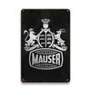 Vintage Ruger Beretta Metal Tin Signs: Elevate Your Home Bar Decor with Retro Flair