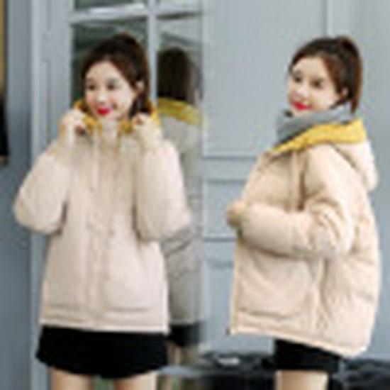 Women's Short Winter Down Cotton Coat 2023: Loose, Thickened, Plus Velvet, Korean Style