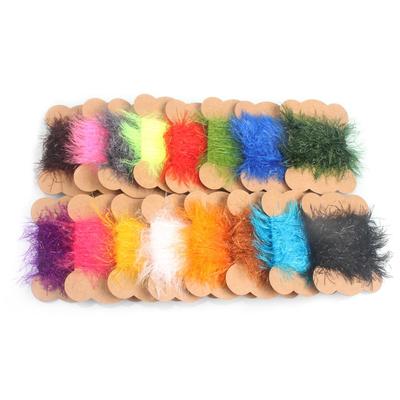 Wifreo 3KS Mucholapka Ice Straggle Chenille Materiály na viazanie mušiek Pre lososa Steelhead Morského pstruha Vzory Nástraha 5 Metrov/Karta