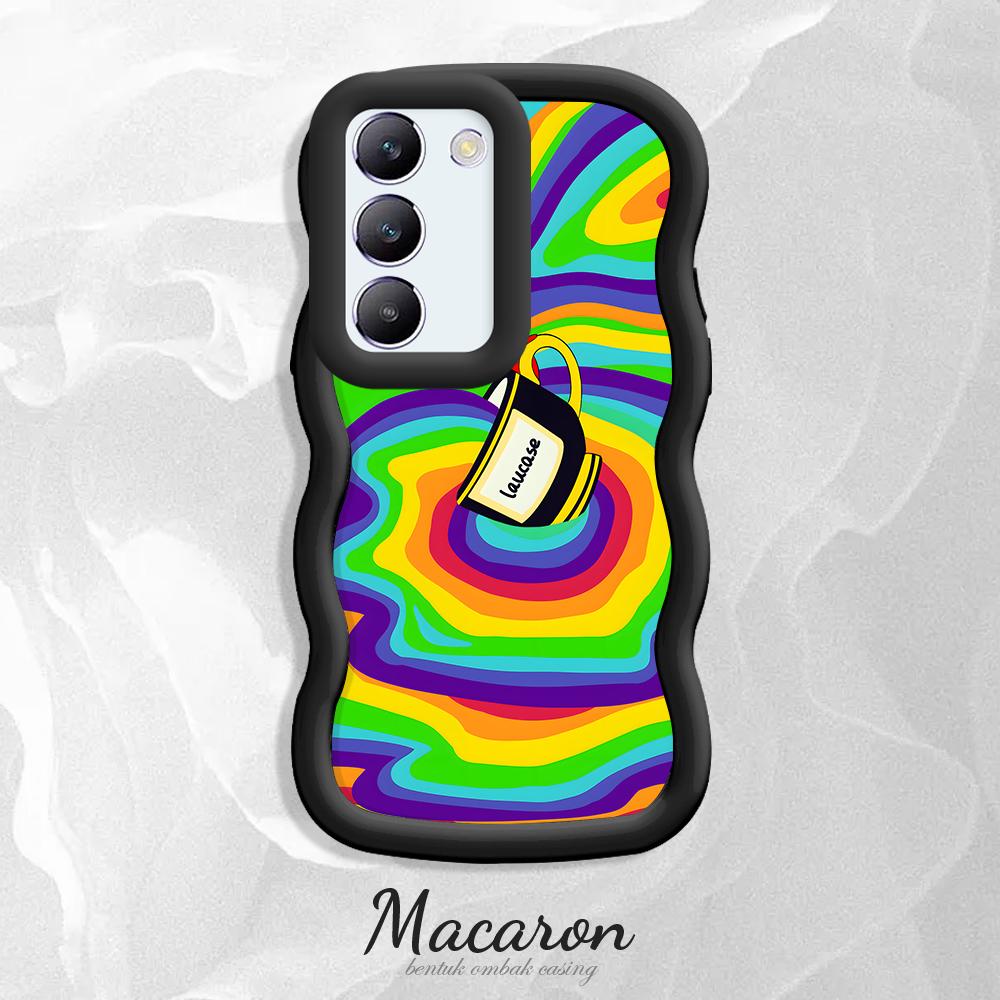 

Окрашенный узор Big Wave Edge Мягкий силиконовый материал Macaron чехол для телефона противоударный защитный резиновый чехол для OnePlus Vivo Motorola Moto Motorola Moto G22