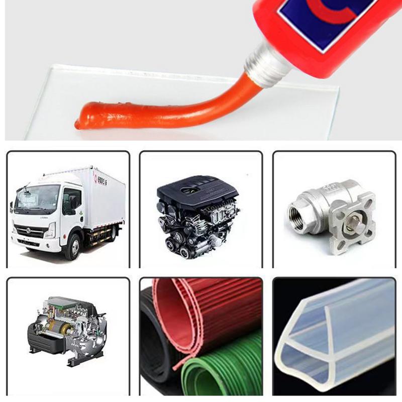 Liquid Gasket Sealant Gasket Sealer Strong Adhesive Waterproof Gasket Sealant Quick Dry Liquid High Temp Sealant For Internal