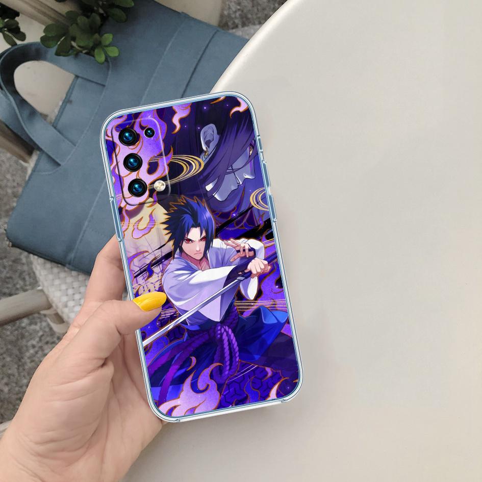 

LO76 Naruto Uchiha Sasuke Soft Shell Transparent Phone Case for Samsung Galaxy A04 A04S A14 A23 A34 A54 M23 M33 M52 M53 Galaxy M52 5G