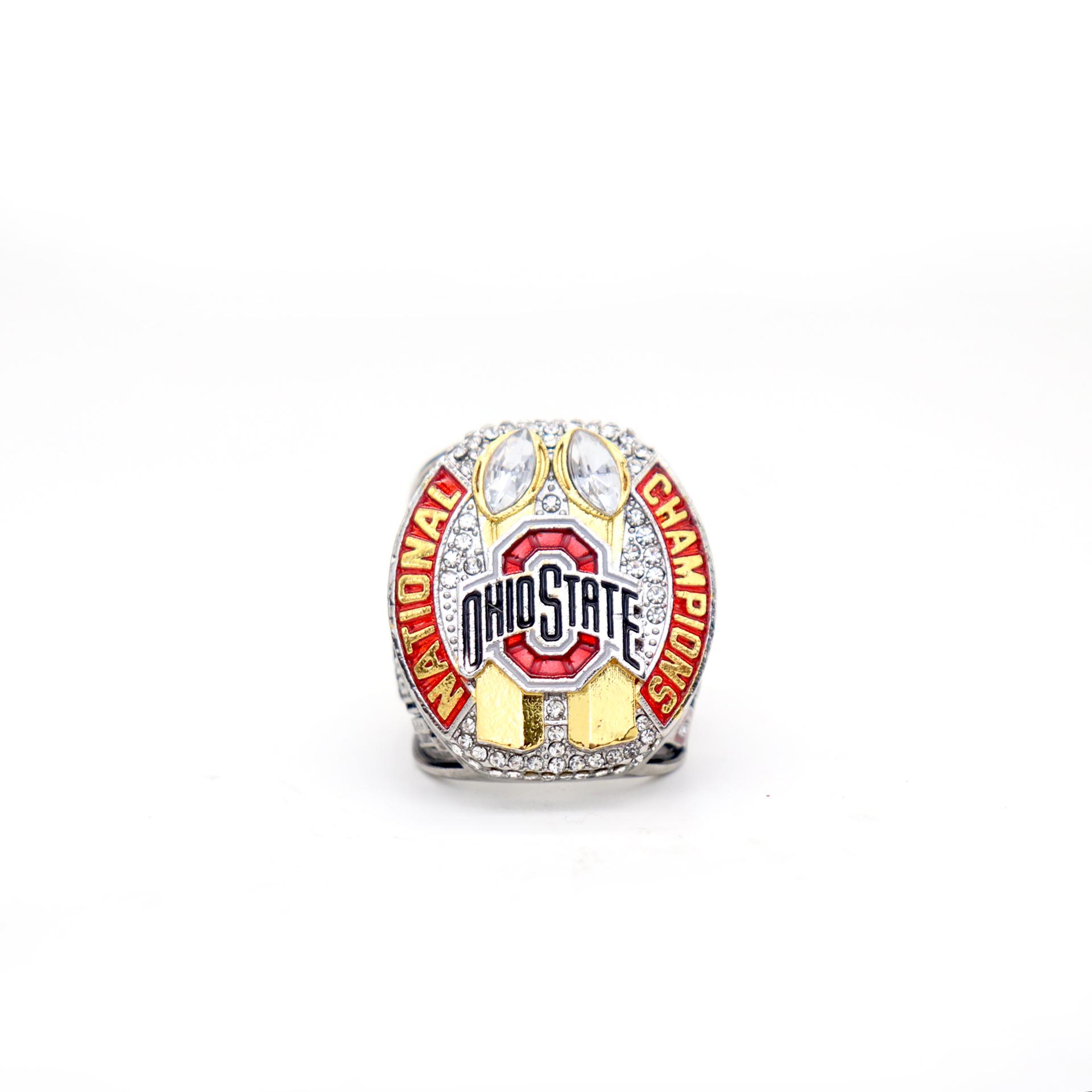 Чемпионское кольцо Ohio State Buckeyes 2024 года - Новый выпуск Size 11