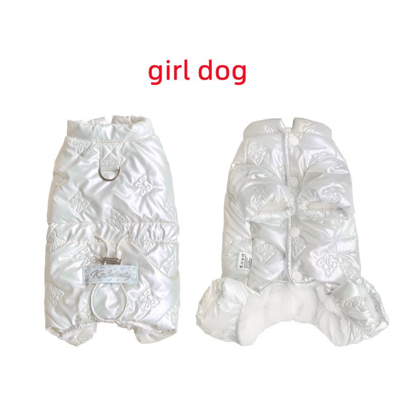 Boy Girl Dog Clothes Jumpsuit Winter Pet Apparel Puppy Yorkie Pomeranian Maltese Poodle Bichon Schnauzer Clothing Pet Apparel