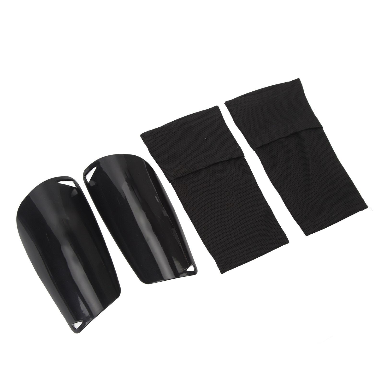 1 Pair Soccer Shin Guard Sock Soccer Shin Guards Pads Leg Performance Support Football Compression Calf Sleeves with чёрный