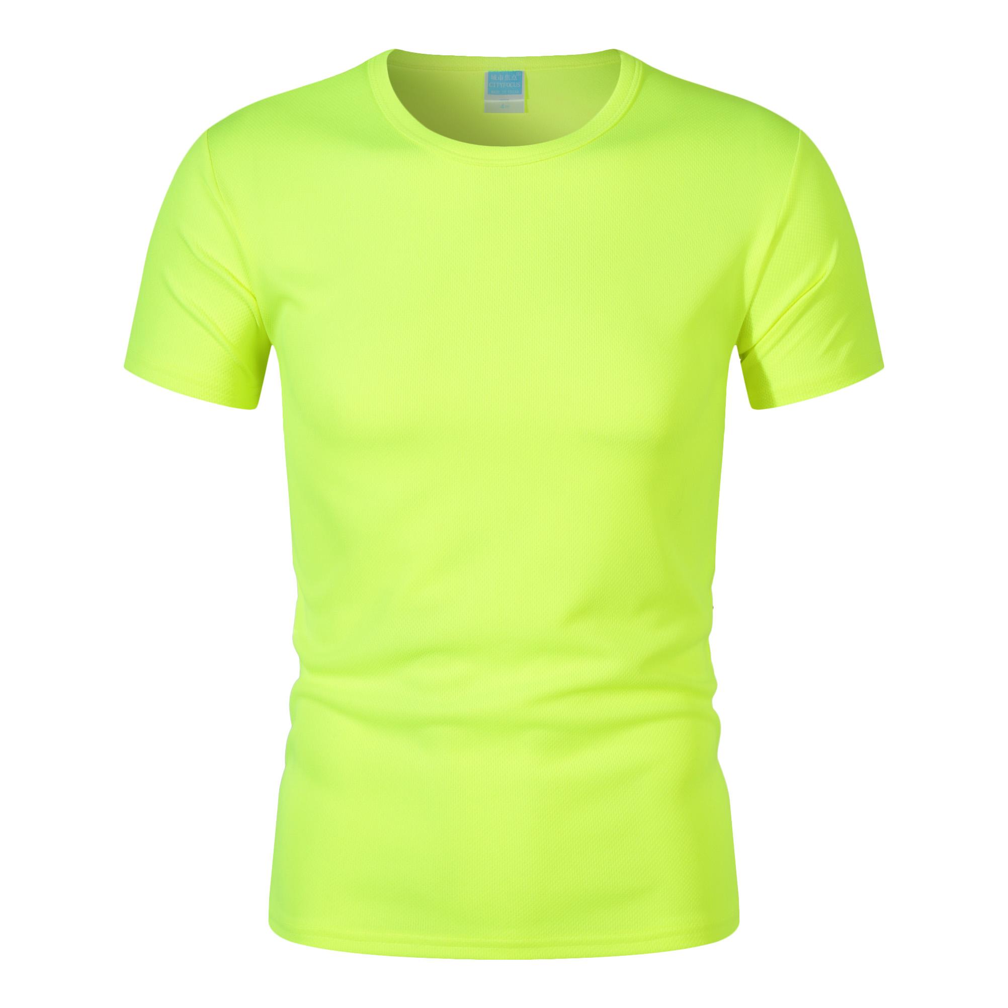 180 г 100D Marathon Быстросохнущая футболка из спортивного материала с круглым вырезом — фото 20