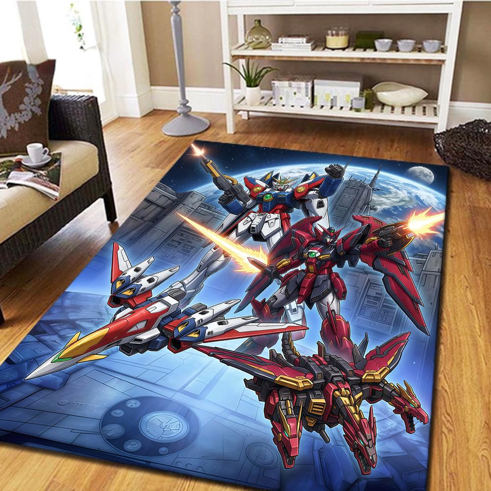 

Mobile Suit Gundam Home Decor Carpet, Bedroom Floor Rug, Digital Printing Movie Mat, Large Size Play Mat -HYQ31 60x90cm