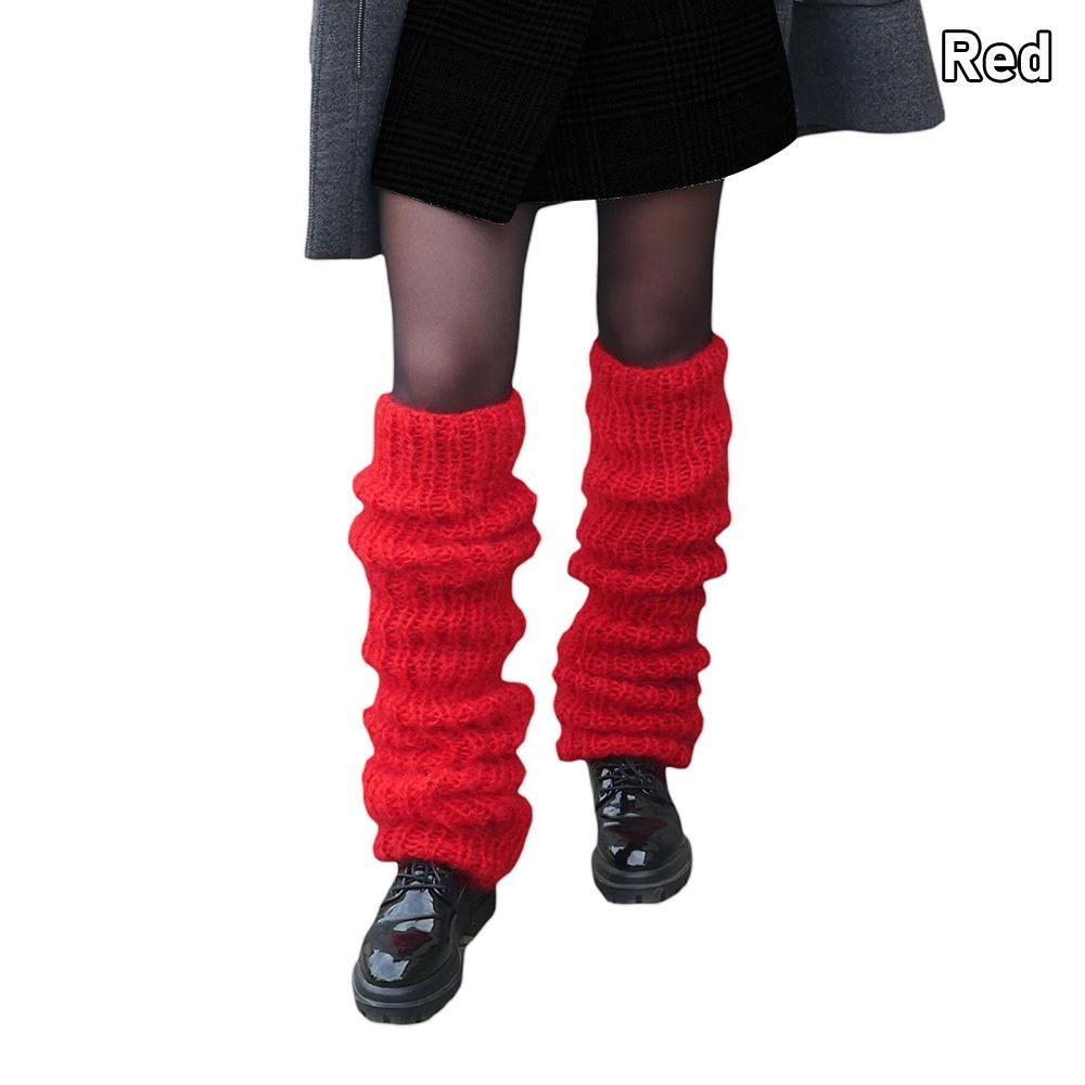 Șosete Lungi Tricotate Gothic Lolita Pufoase Accesorii Goth Acoperitori de Picior Mănuși de Modă Jambiere