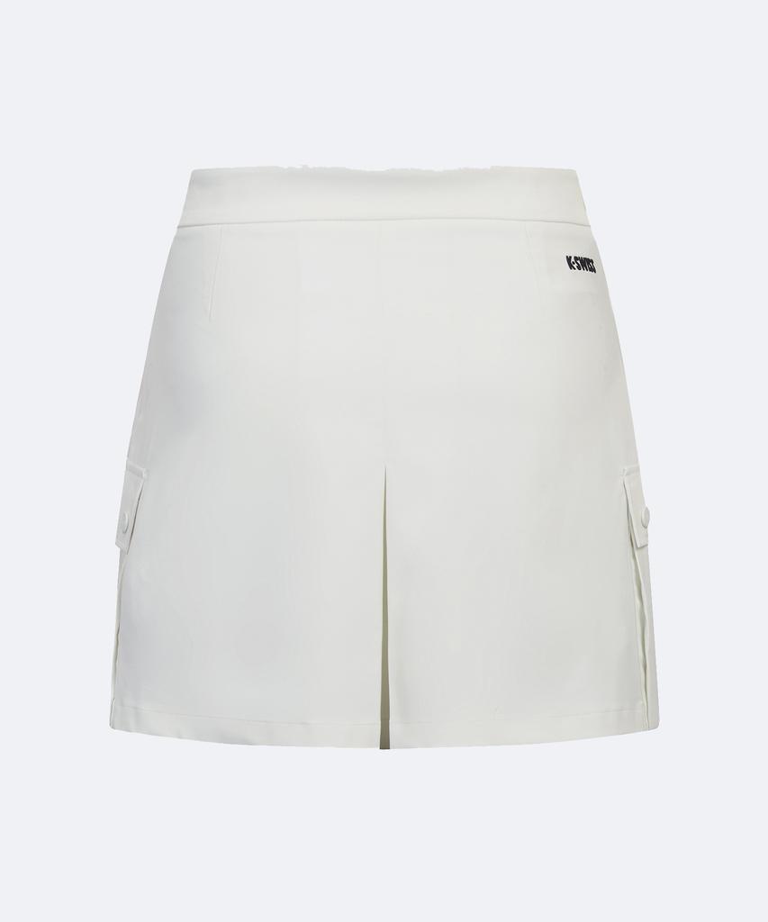 K-SWISS Women'S Club Pleated Woven Skirt_1Ksskmu502Wh