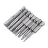 8pc Head Hex Long Allen Bit Set Quick Connect Shank Impact Driver Magnetic Drill