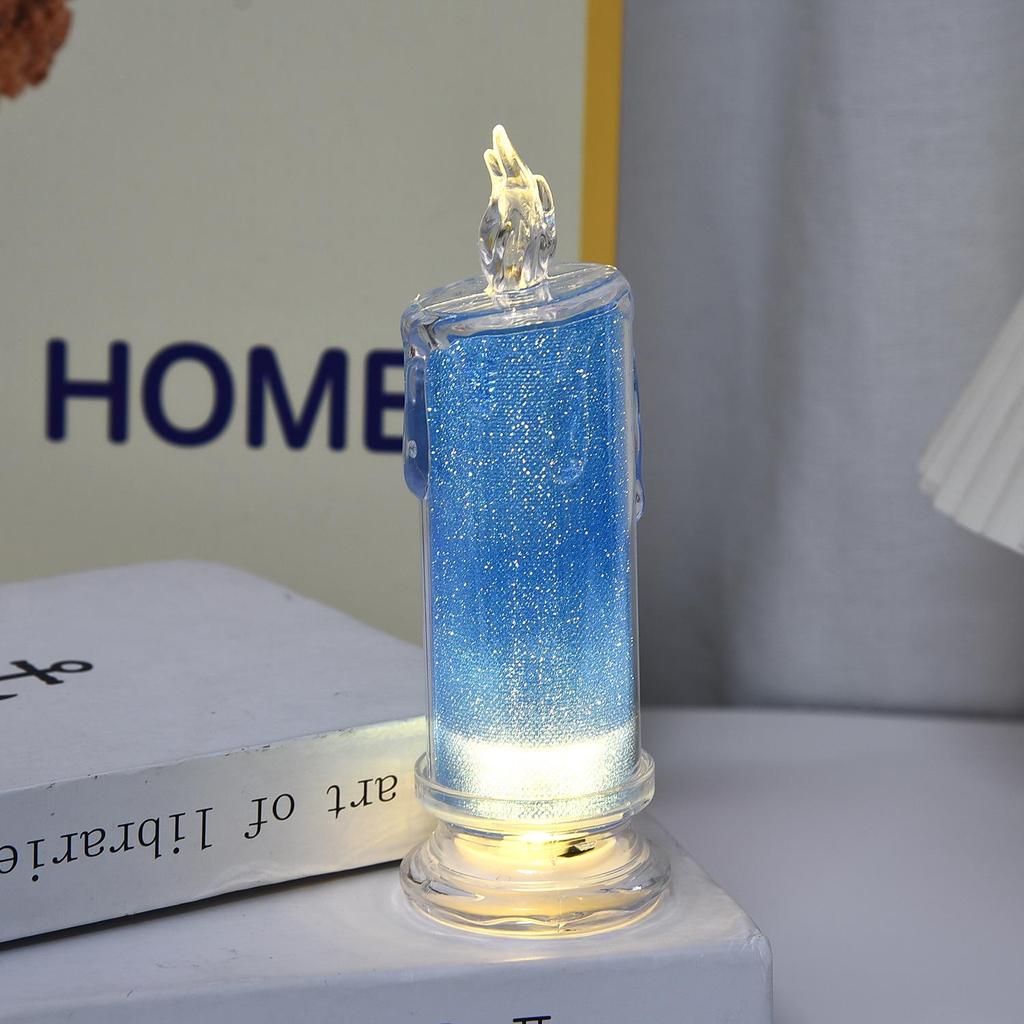 Teardrop Candle Light: Elegant Bedside & Restaurant Atmosphere Lamp
