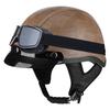 3C Certified Retro Half Helmet Scooter Motorcycle Riders Unisex All Season ABS Safety With Visor Options