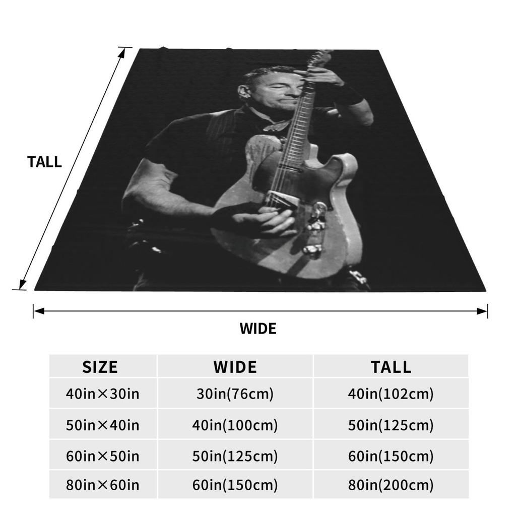 Bruce Frederick Springsteen Is An American Singer Blanket Soft Flannel Throw Blanket Cover for Bed Living room Picnic Home Sofa