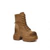 Fashion Ankle Boots Women Shoes Platform Sneakers Designer High Heels 2024 Trend Suede Snow Boots Autumn Lace Up Sport Pumps Botas Mujer