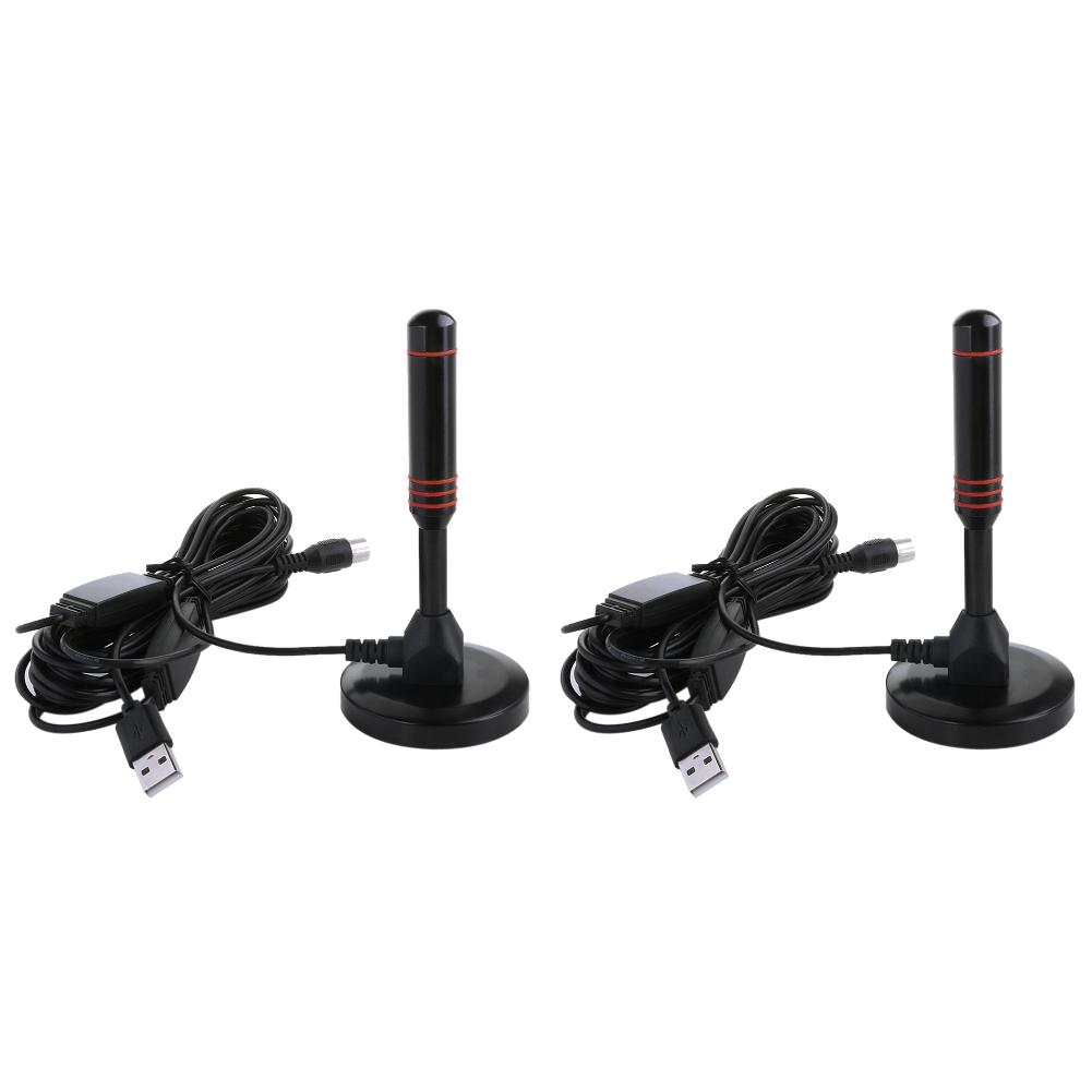 5-1pc TV Antenna 10m/5m/3m Coax Cable Digital TV Antenna DVB-T DVB-T2 DAB Indoor Outdoor Digital HD Freeview Aerial for Smart TV