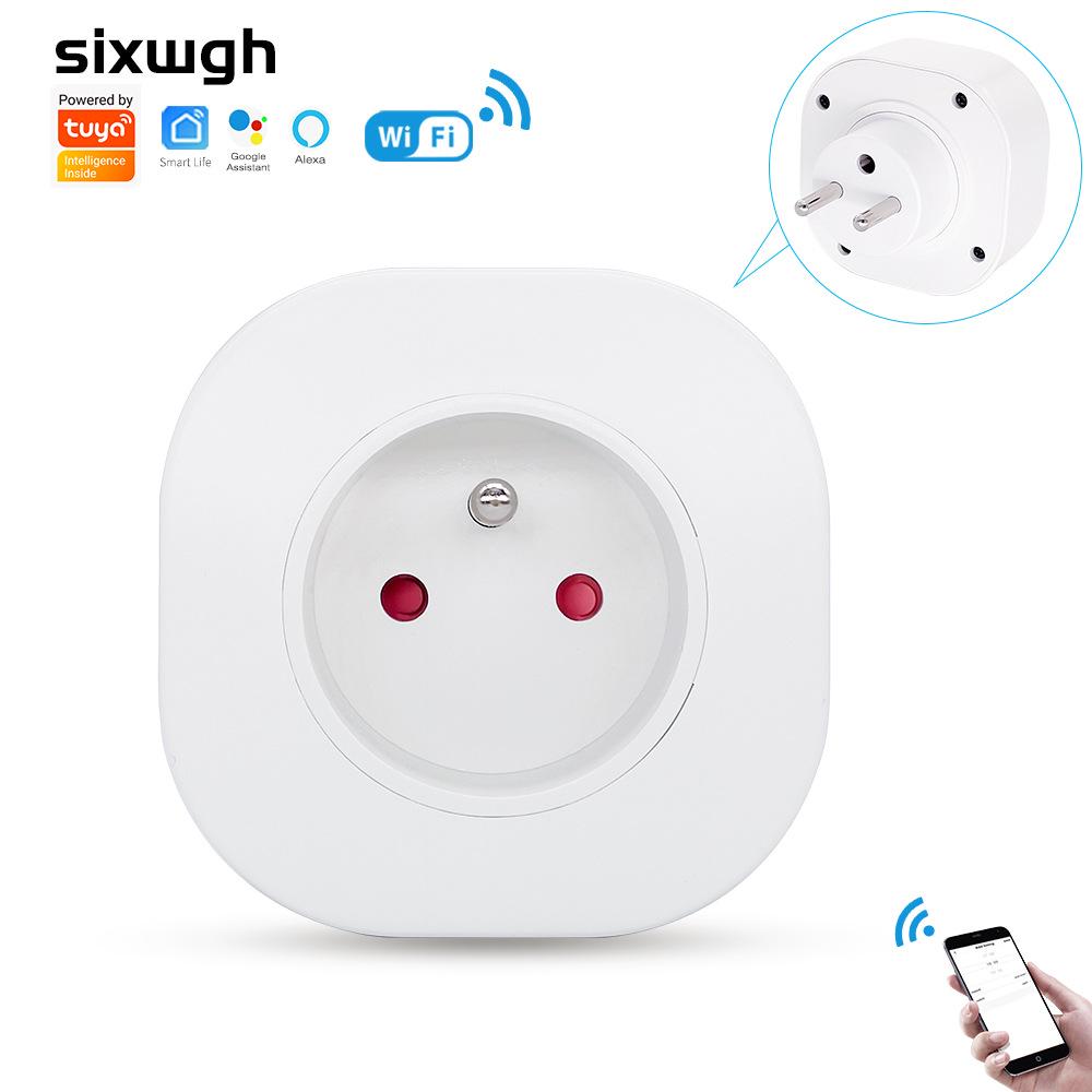 Graffiti 16A WiFi Smart Plug with Alexa Voice Control & Timer