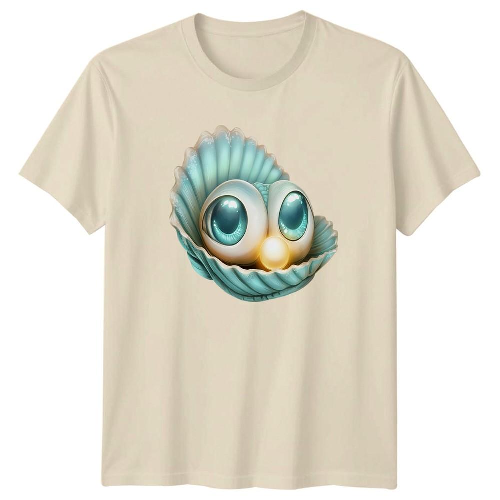 Cute Pearl In Shell TShirt Marine Animal Ocean Life Birthday Gift