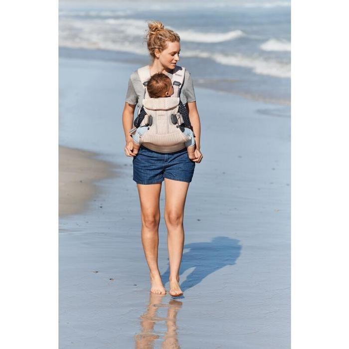 Porte-bébé One Air - BABYBJORN - Rose Nacré - Ergonomique - 3 Positions De Portage
