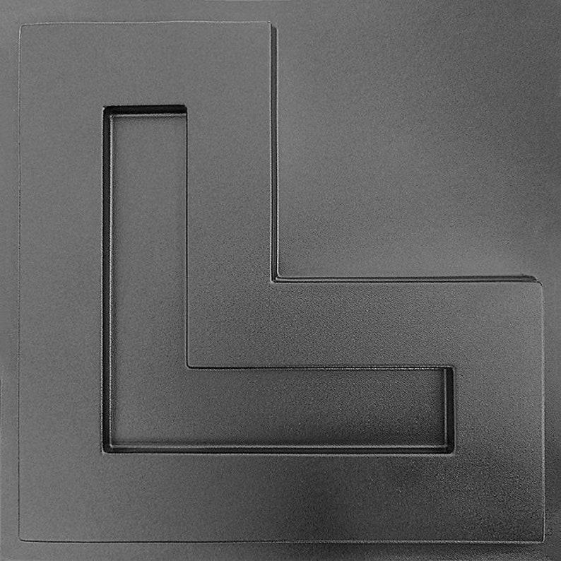 Plastic mold for the manufacture of 3d panel "Marshmalloy"(3D mold for decorative wall panels for gypsum and concrete) Wall decor.