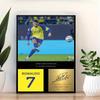Cristiano Ronaldo Framed Canvas Art: Dynamic Football Design for Bedroom or Living Room