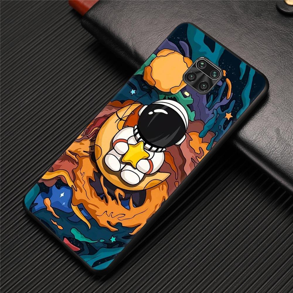 Nette Cartoon Astronaut Fall Für Xiaomi Redmi Hinweis 11 9 8 10 Pro 9s 8t 7 10pro Max coque Für Redmi 11 9 9c 9a 8 8a 7 7a Abdeckung