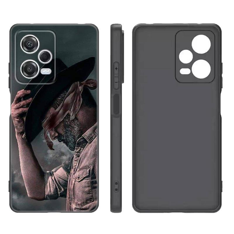 The Walking Dead Black Silicone Phone Case For Xiaomi Redmi Note 9 10 11 11S 11T 12 13 Pro 5G Plus 9S 10S 12S