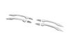 OmsaLine Handle Covers (4 Pcs, Stainless Steel) for Renault Megane IV 2016-2025