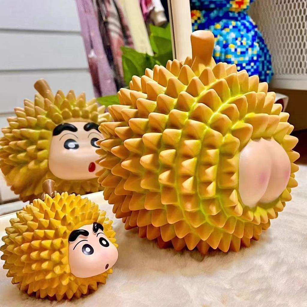 Durian Crayon Xiaoxin Peripheral Cute Children's Small Toys Boys and Girls Anti-drop Plastic Desktop Decoration Gift Ornament