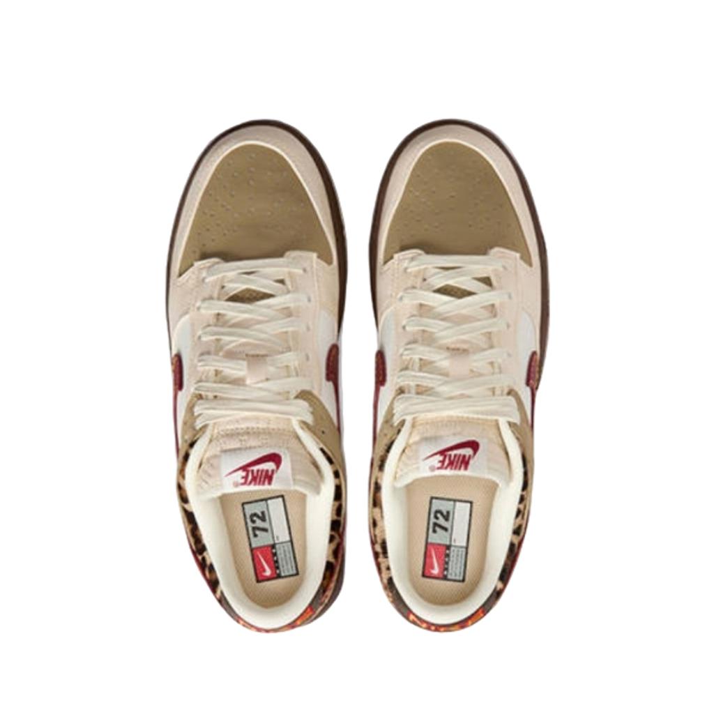 Nike Dunk Low Retro Khaki Týmová červená Perlově bílá