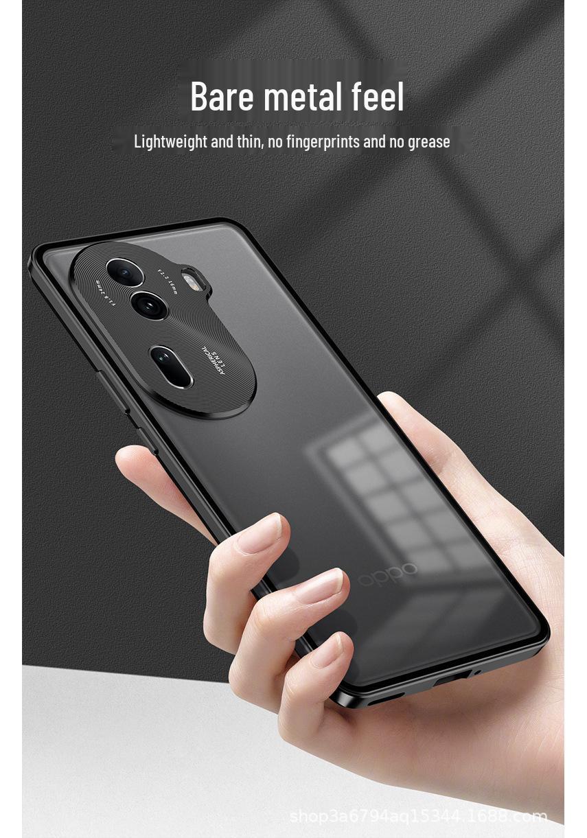 Reno11 Series Overseas Metal Anti-Drop, Anti-Fingerprint Phone Case Reno11A Overseas Version
