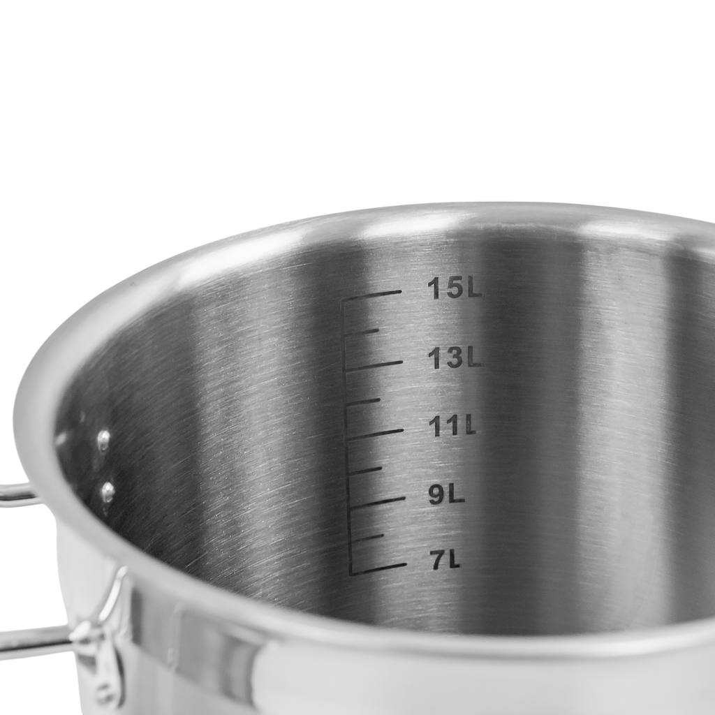 Tall catering pot with lid Mega-M PRO 17l dia. 28 cm x h 28 cm N