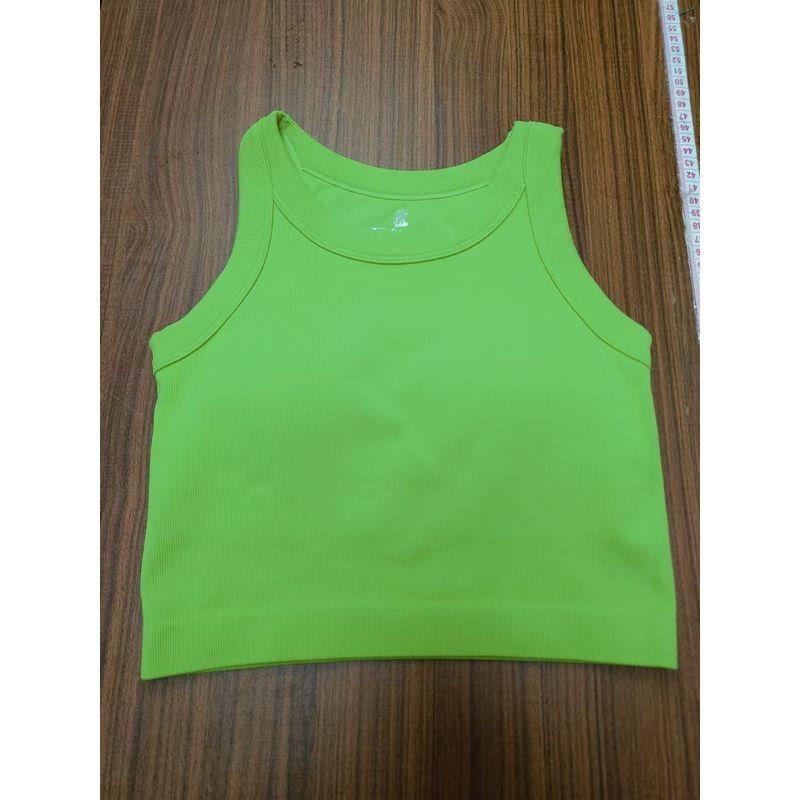 

No. 4 Yoga Clothes High-Strength Sports Vest 08-011,021-025 A011-M size Rose Red