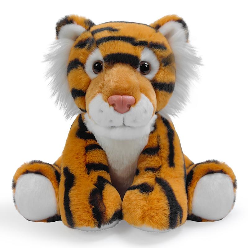 23cm Zittend Kawaii Dieren Pluche Speelgoed Lam Tijger Giraf Dierentuin Dier Pluche Knuffel Metgezel Cadeau 23cm