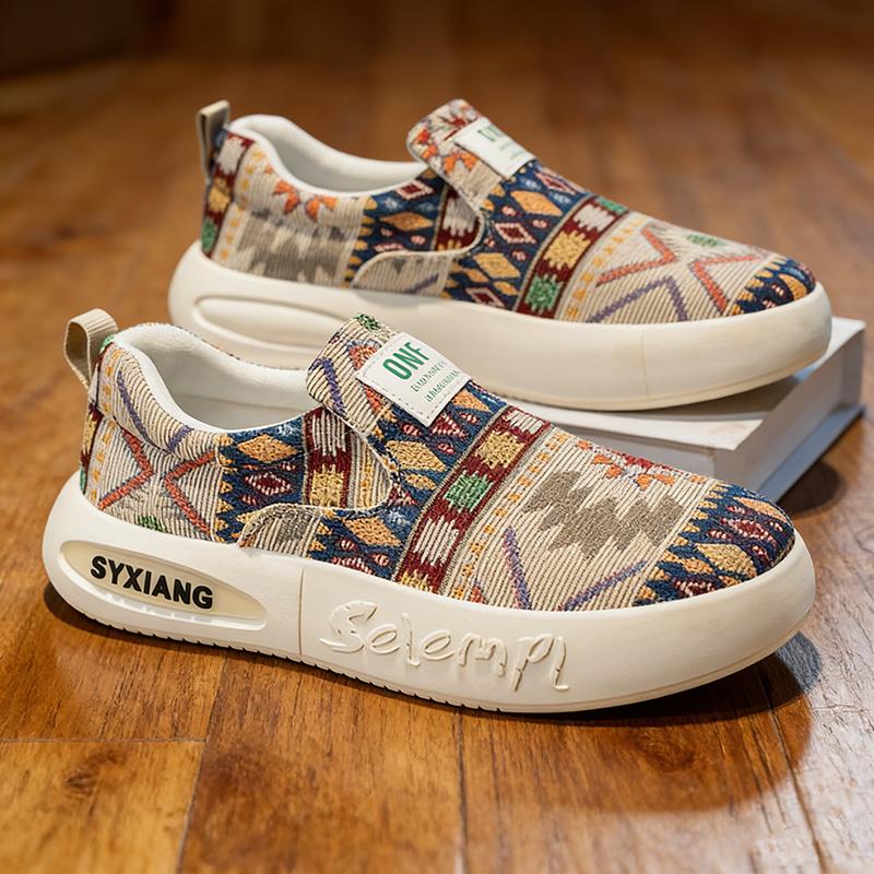 

Men Casual Sneakers Shoes Anti-slip Low-top Outdoor Sports Shoes Men Comfortable Soft Breathable Walking Shoes Men 39 бежевый