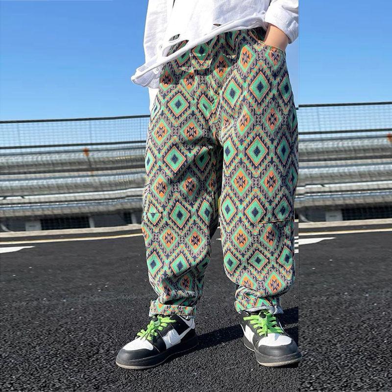 Boys and Girls' Spring and Autumn Clothing Pants Children's Stylish and Fashionable Outerwear Summer Korean Pants