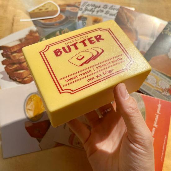 1/2/3Pcs Squeeze Toy Butter Block Slow Rising Stress Relief Toy PU Material Soft Squeeze Toy Desktop Decoration Fun Fidget Gift