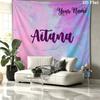 Aitana Custom Name Wall Tapestry Aesthetic Wall Hanging Printed Fabric Blanket Decorative Tapestries for Bedroom Living Room Home Decor