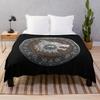 Shield of the Wolf Throw Blanket
